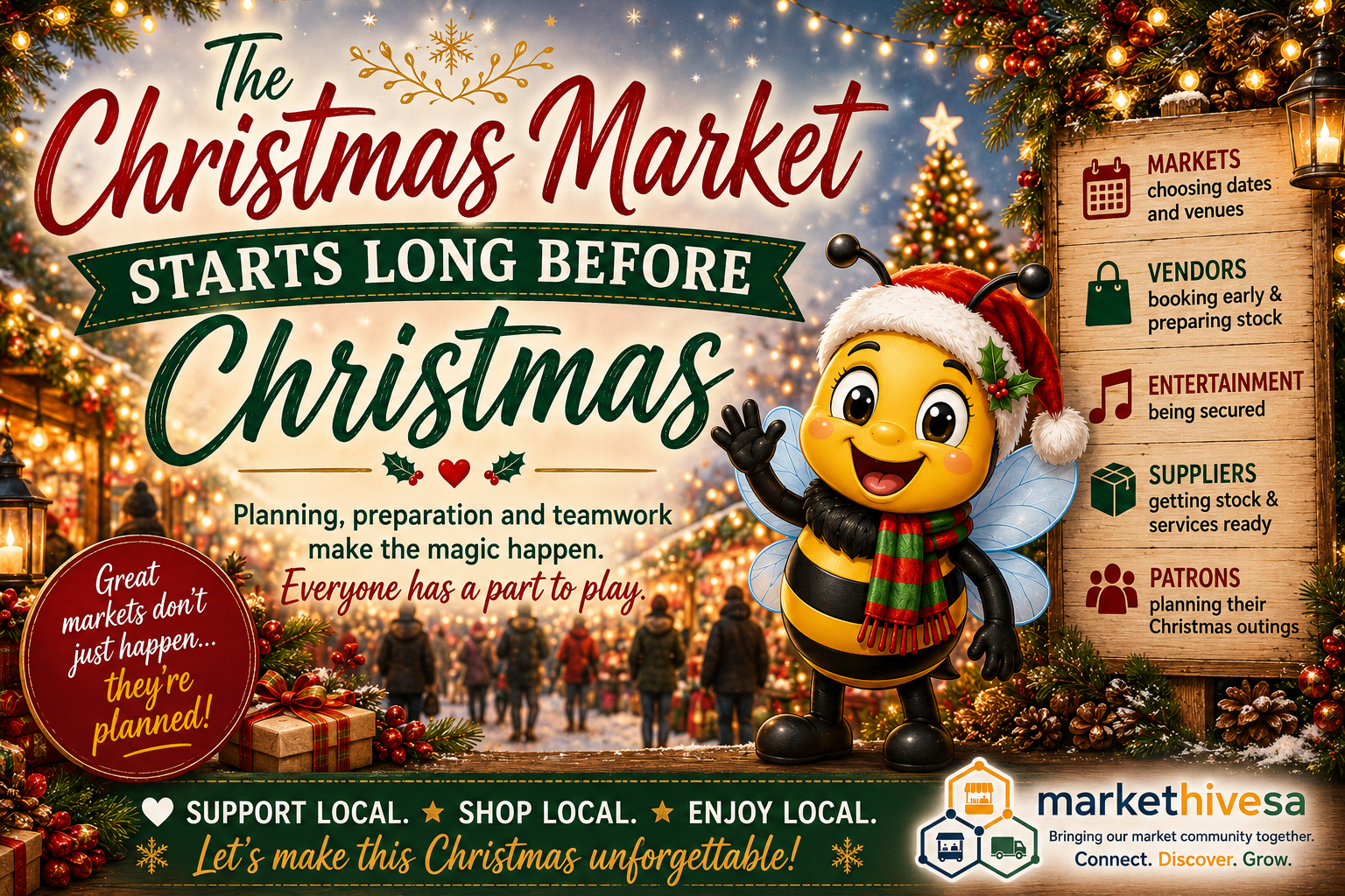 The Christmas Market Starts Long Before Christmas