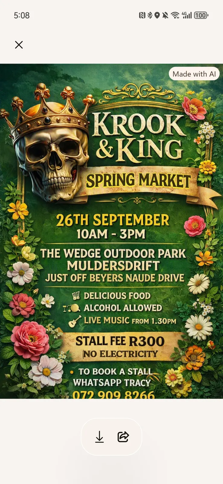 Krook and king spring market
